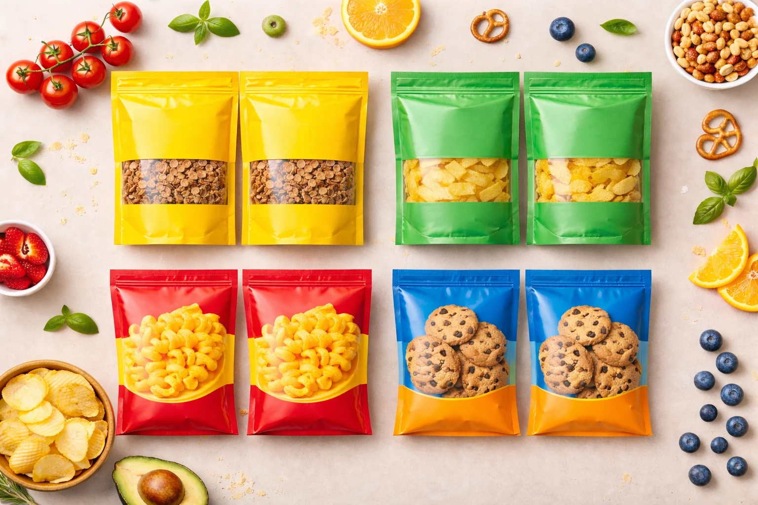 Flexible packaging for Food & Snacks